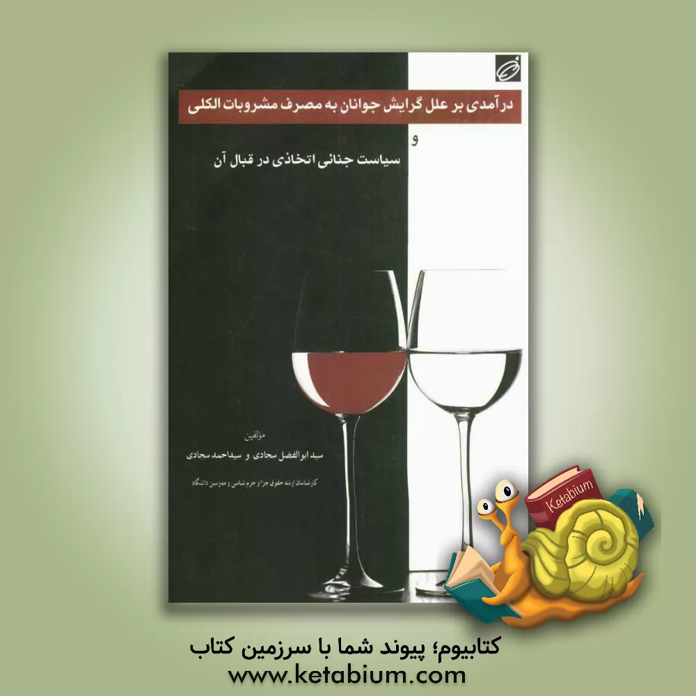 کتاب درآمدی بر علل گرایش جوانان به مصرف مشروبات الکلی و سیاست جنایی اتخاذی در قبال آن |اثر سیداحمد سجادی
