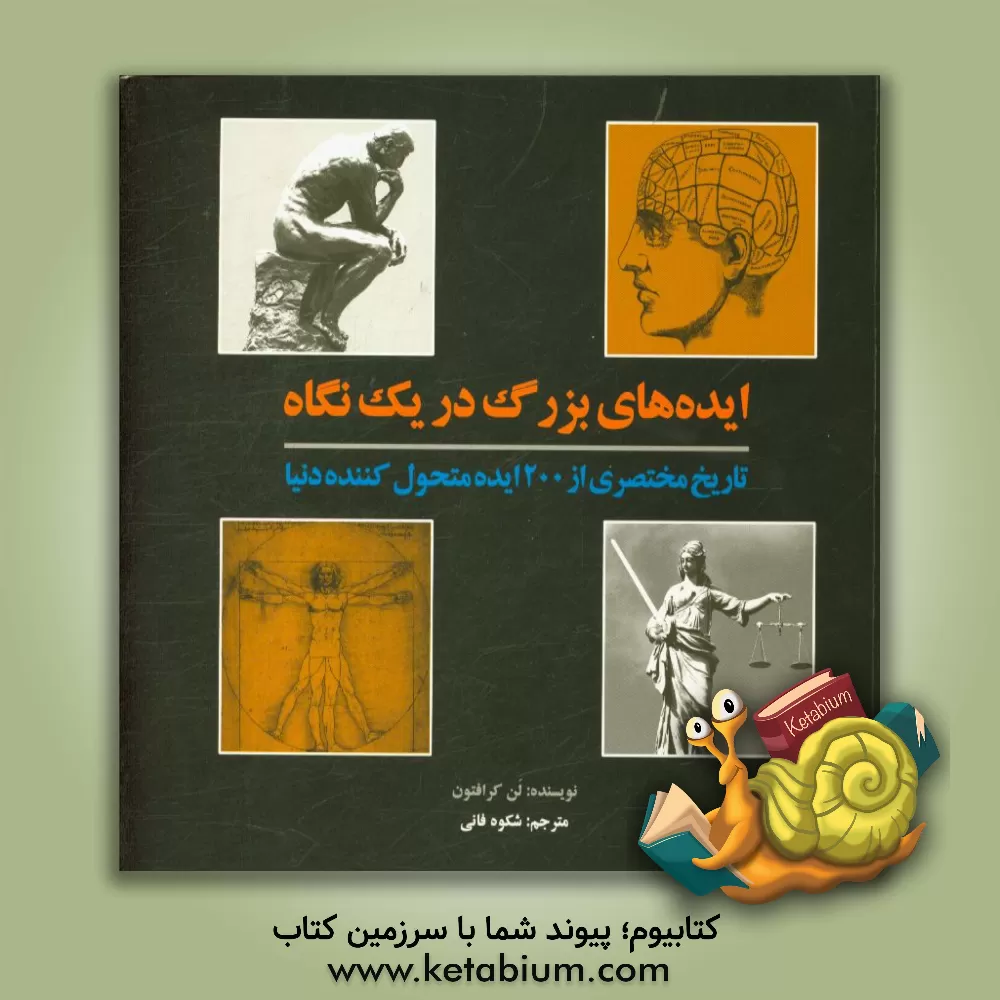 کتاب ایده های بزرگ در یک نگاه: تاریخچه مختصری از 200 ایده متحول کننده دنیا اثر لن کرافتون
