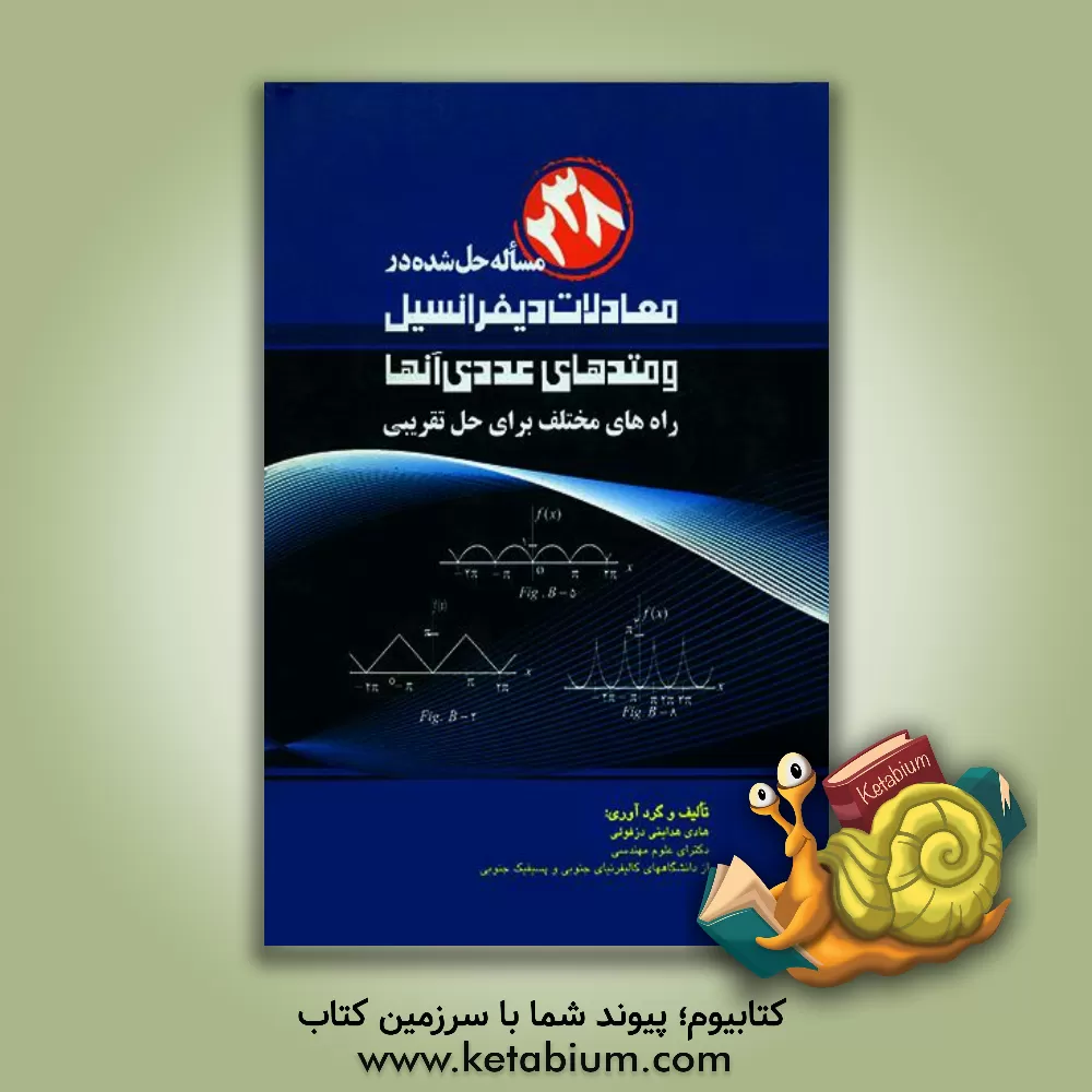کتاب 238 مسئله حل شده در معادلات دیفرانسیل و متدهای عددی آنها (راههای مختلف برای حل تقریبی آنها) اثر هادی هدایتی‌دزفولی