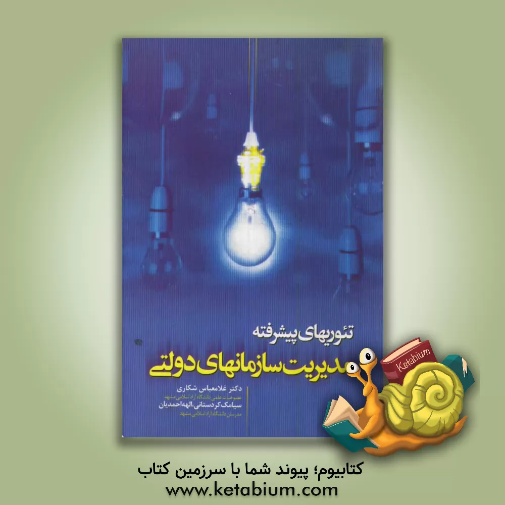 کتاب تئوری های پیشرفته مدیریت سازمانهای دولتی اثر الهه احمدیان