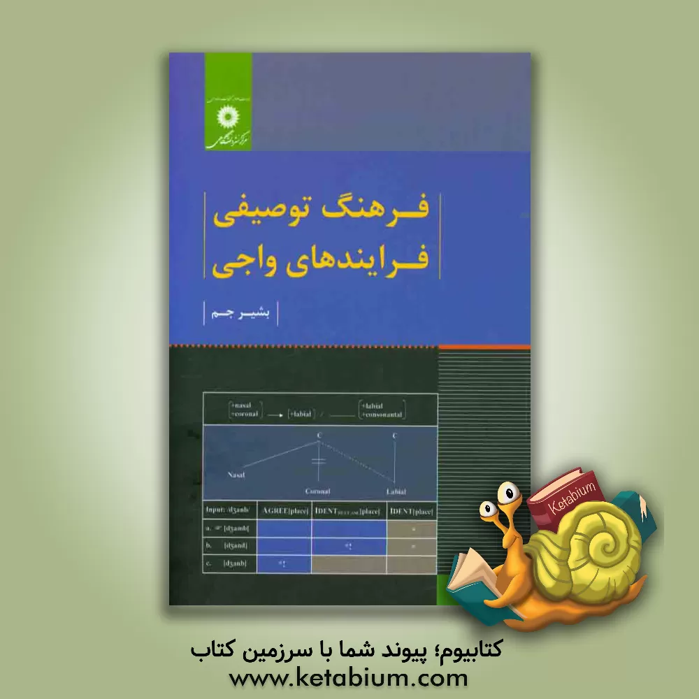 کتاب فرهنگ توصیفی فرایندهای واجی |اثر بشیر جم