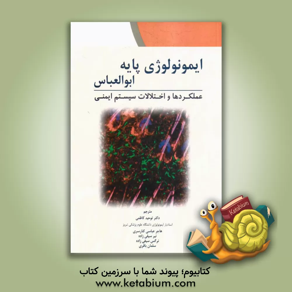 کتاب ایمونولوژی پایه ابوالعباس: عملکردها و اختلالات سیستم ایمنی اثر ابول‌کی. عباس