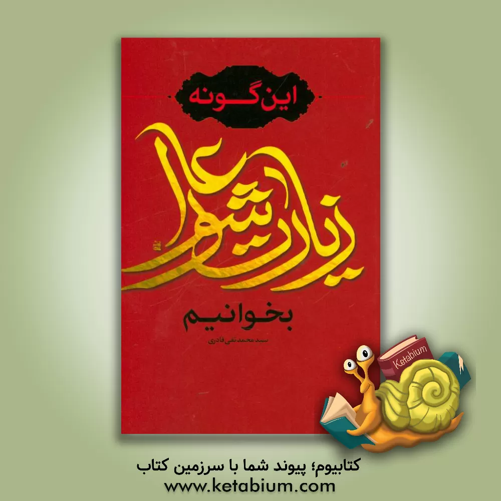 کتاب این گونه زیارت عاشورا بخوانیم اثر محمدتقی قادری