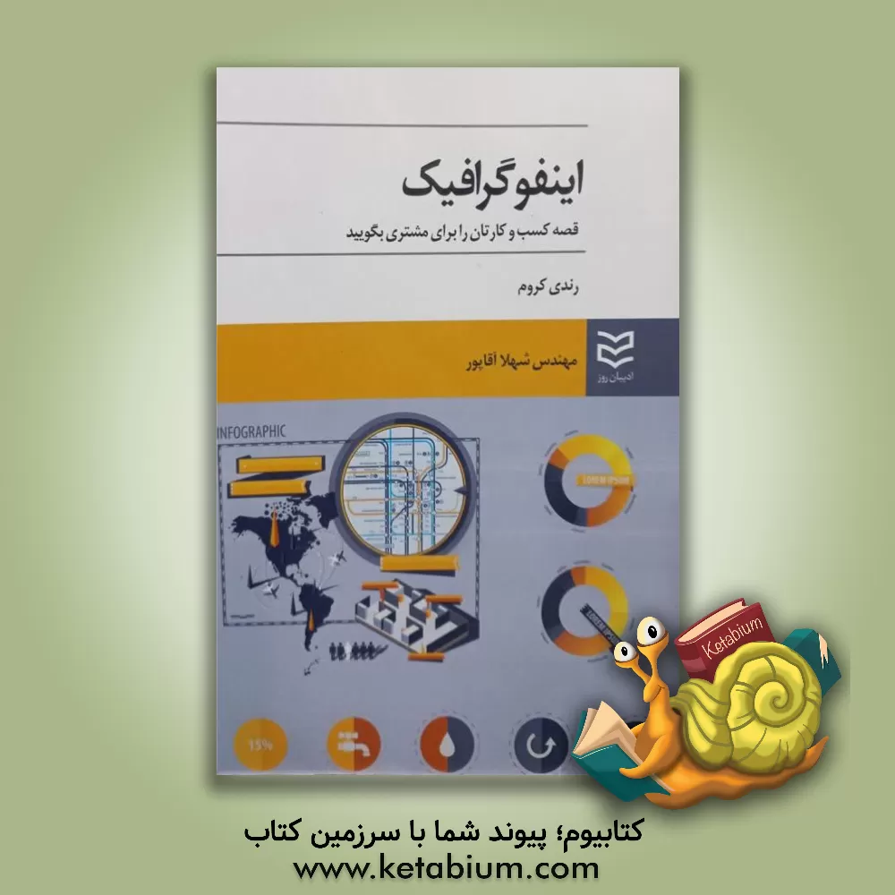 کتاب اینفوگرافیک: قصه کسب و کارتان را برای مشتریان بگویید اثر رندی کروم