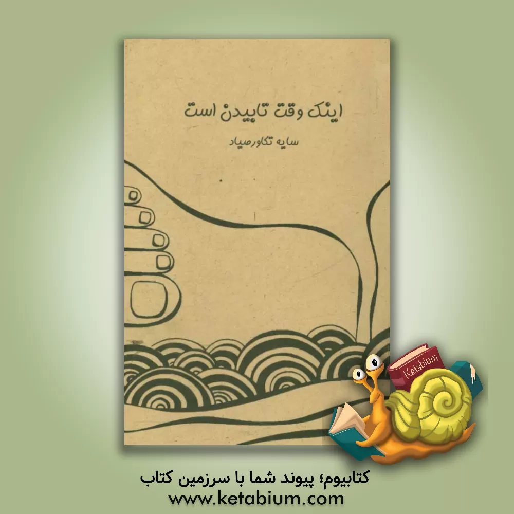 کتاب اینک وقت تابیدن است اثر سایه تکاورصیاد