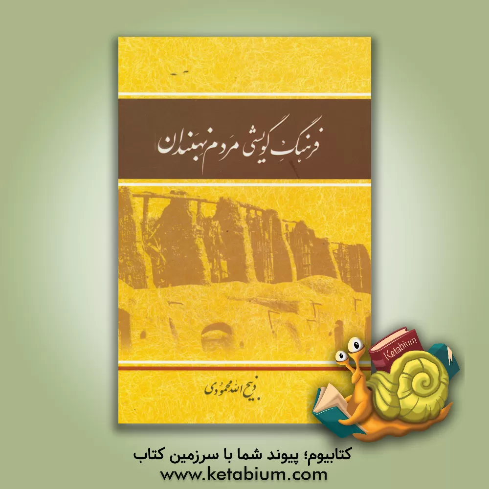 کتاب فرهنگ گویشی مردم نهبندان اثر ذبیح‌الله محمودی