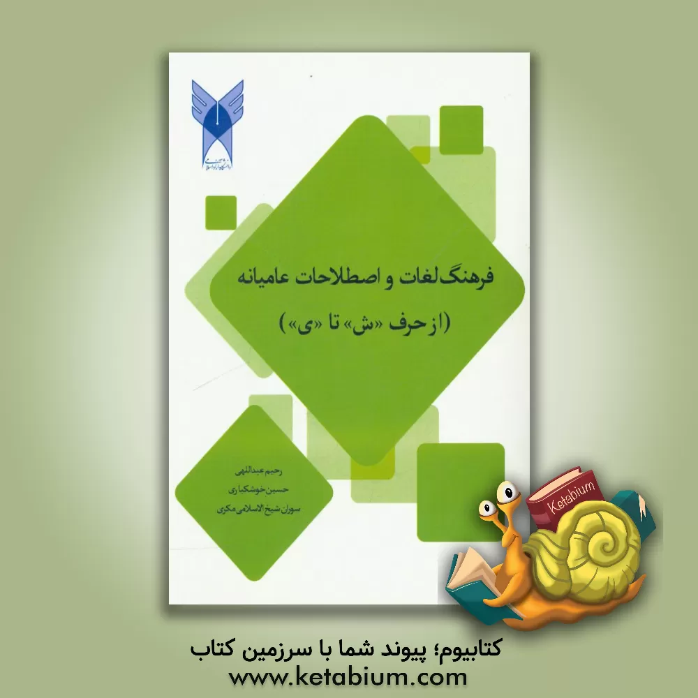 کتاب فرهنگ لغات و اصطلاحات عامیانه (از حرف «ش» تا «ی») |اثر سوران شیخ الاسلامی مکری