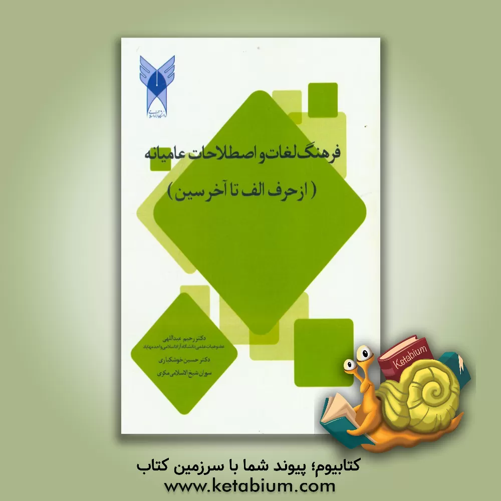 کتاب فرهنگ لغات و اصطلاحات عامیانه (از حرف الف تا آخر سین) |اثر سوران شیخ الاسلامی مکری