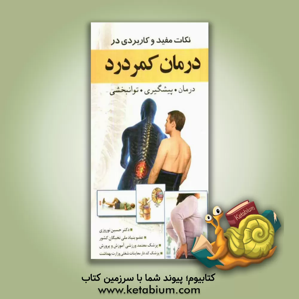 کتاب نکات مفید و کاربردی در درمان کمردرد اثر حسین نوروزی