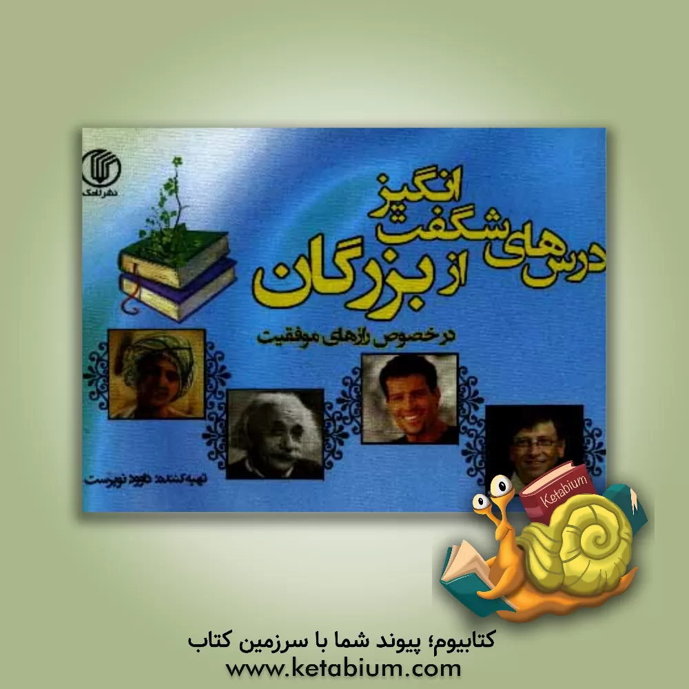 کتاب درس های شگفت انگیز از بزرگان در خصوص رازهای موفقیت اثر داود نوپرست