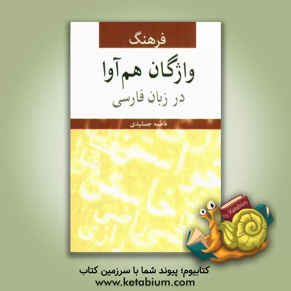 کتاب فرهنگ واژگان هم آوا در زبان فارسی اثر فاطمه جمشیدی