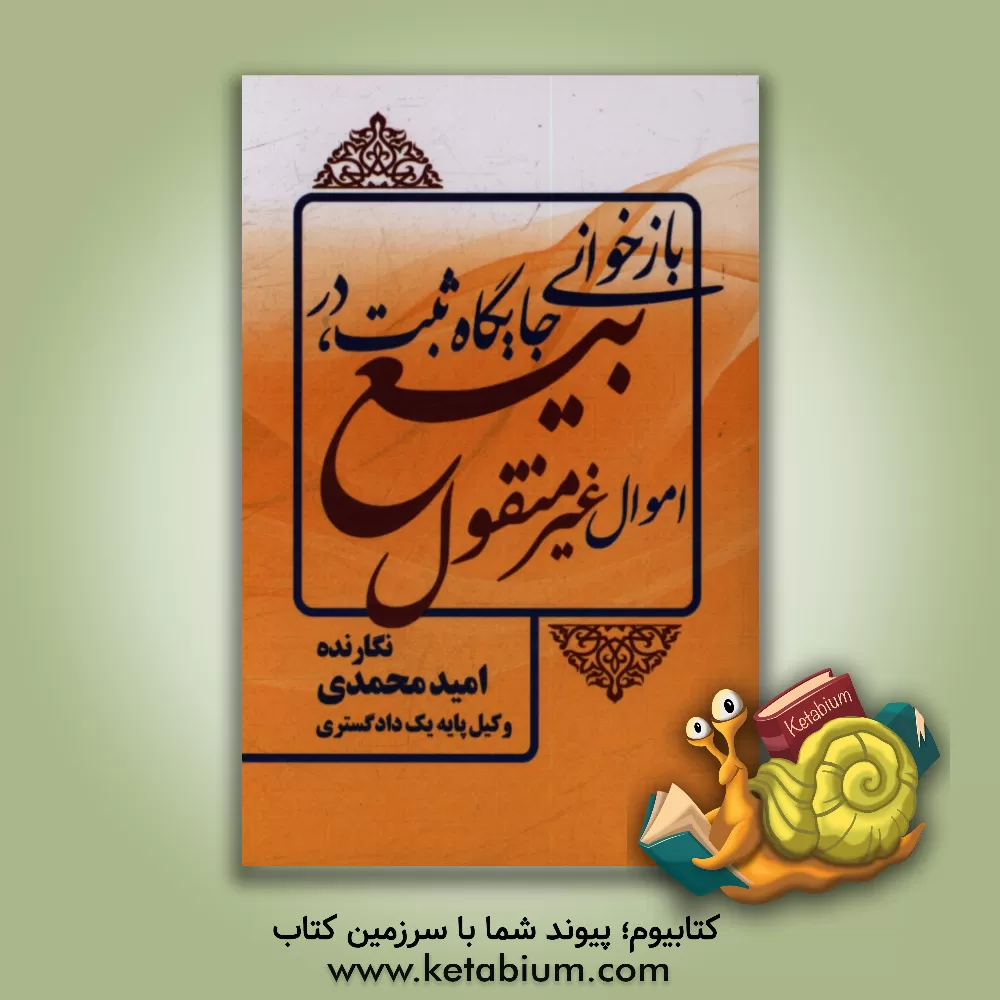 کتاب بازخوانی جایگاه ثبت، در بیع اموال غیرمنقول اثر امید محمدی