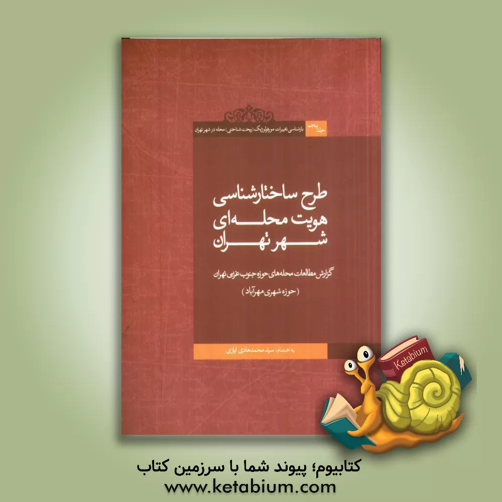 کتاب بازشناسی تغییرات مورفولوژیک (ریخت شناختی) محله در شهر تهران: طرح ساختارشناسی هویت محله ای شهر تهران دفتر دوم: گزارش مطالعات محله های حوزه جنوب غربی ته اثر سیدمحمدهادی ایازی