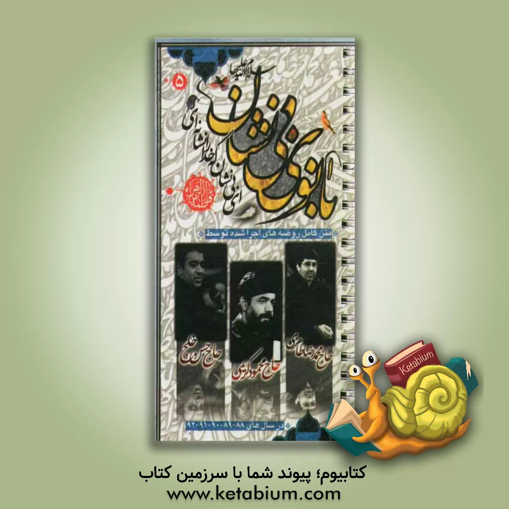 کتاب بانوی بی نشان (5): گلچین روضه ایام فاطمیه اثر محمدحسین احمدی