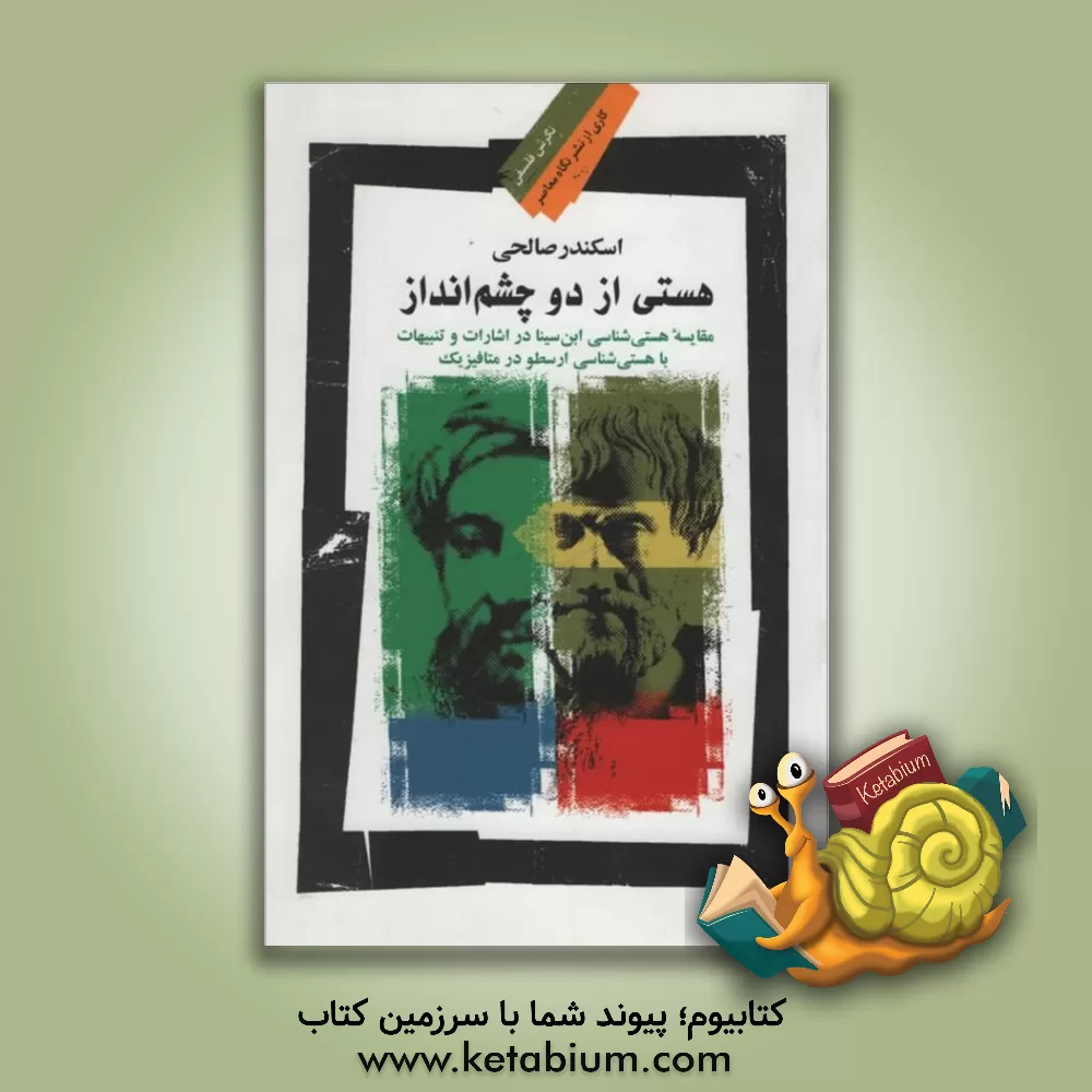 کتاب هستی از دو چشم انداز: مقایسه هستی شناسی ابن سینا در اشارات و تنبیهات با هستی شناسی ارسطو در متافیزیک اثر اسکندر صالحی