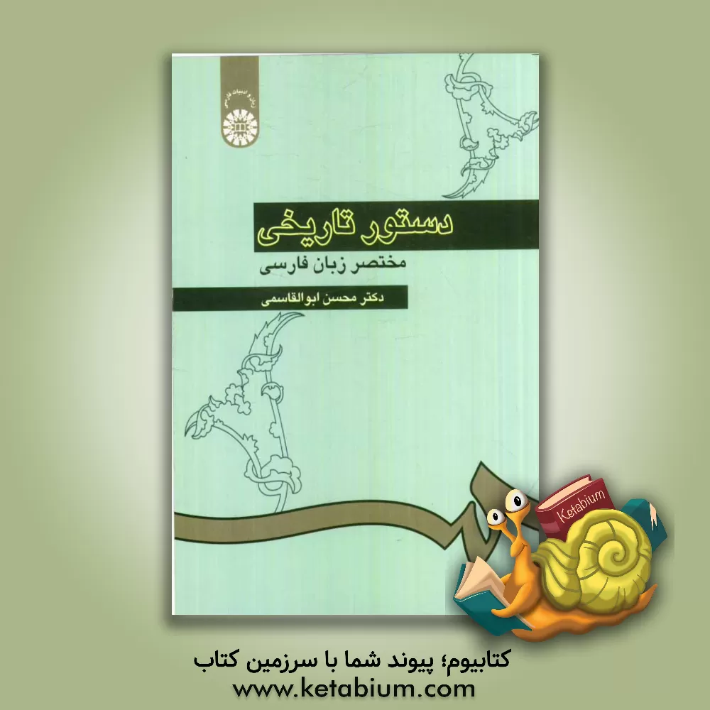 کتاب دستور تاریخی مختصر زبان فارسی اثر محسن ابوالقاسمی