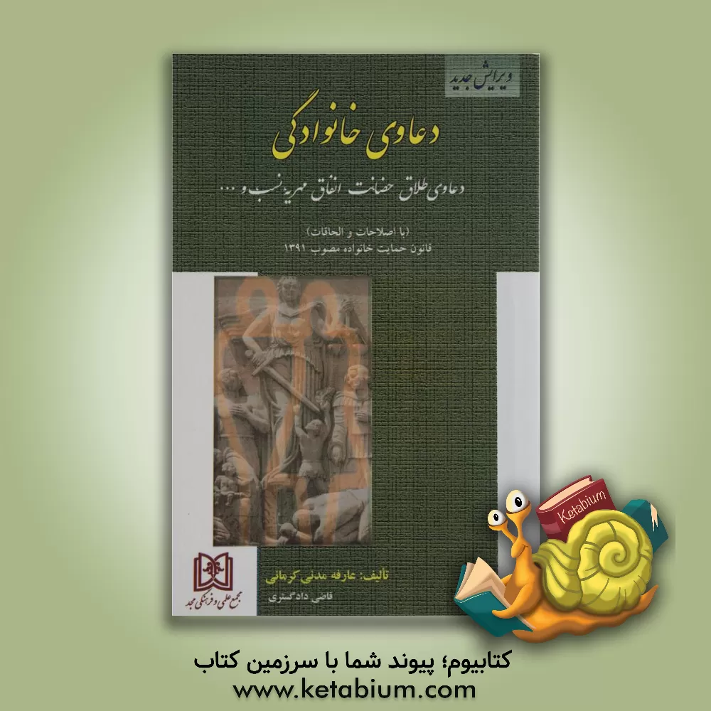 کتاب دعاوی خانوادگی: دعوی طلاق - دعوی حضانت - دعوی انفاق - دعوی مهریه ... اثر عارفه مدنی‌کرمانی
