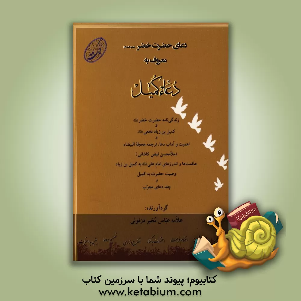 کتاب دعای حضرت خضر (ع): معروف به دعای کمیل اثر عباس مخبردزفولی