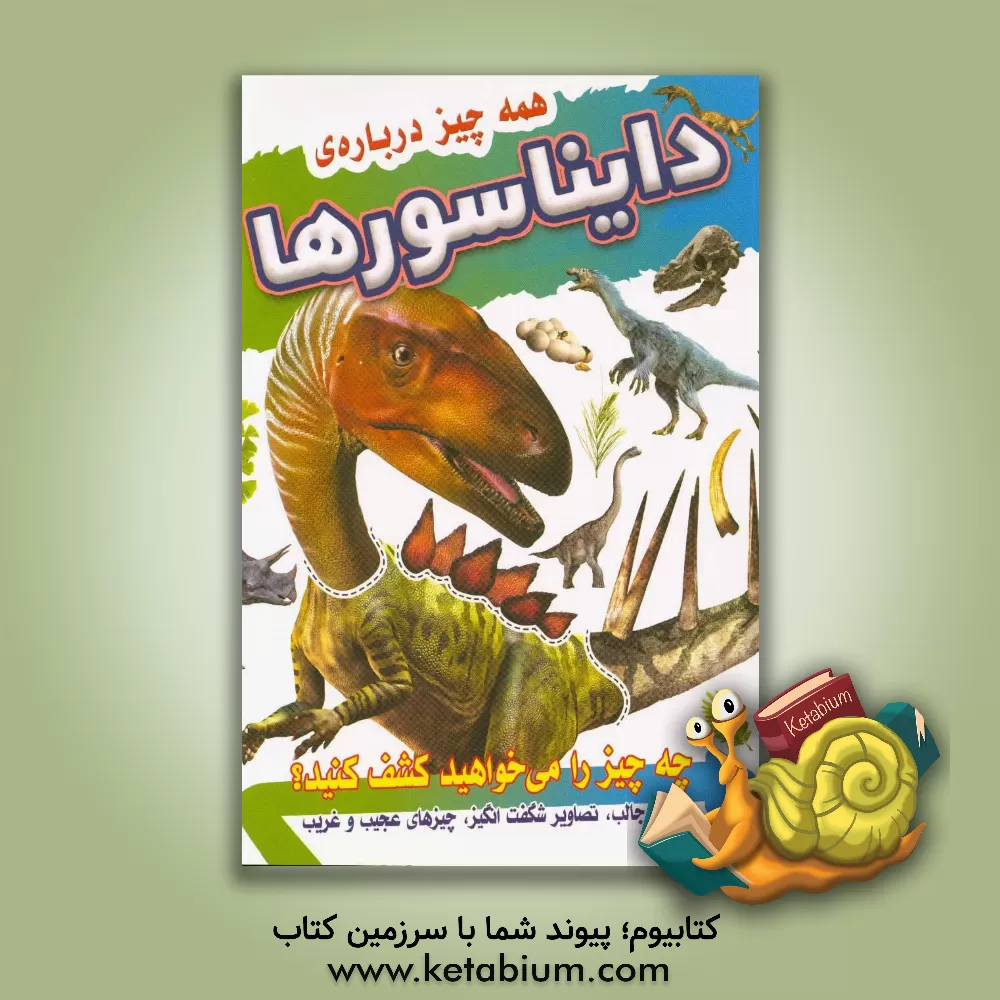 کتاب همه چیز درباره دایناسورها اثر امیلی داد