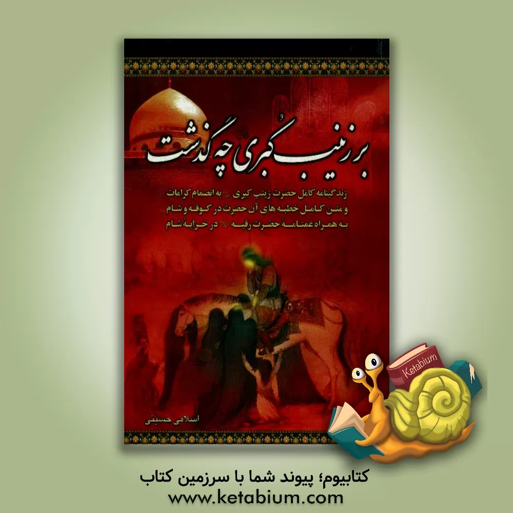 کتاب بر زینب کبری چه گذشت: زندگینامه کامل حضرت زینب کبری (ع) به همراه متن کامل خطبه های حضرت زینب علیه السلام در کوفه، شام و کرامات آن حضرت و به ان اثر عباس اسلامی