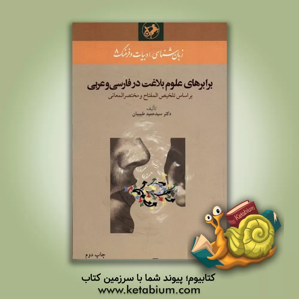 کتاب برابرهای علوم بلاغت در فارسی و عربی بر اساس تلخیص المفتاح و مختصرالمعانی اثر حمید طبیبیان