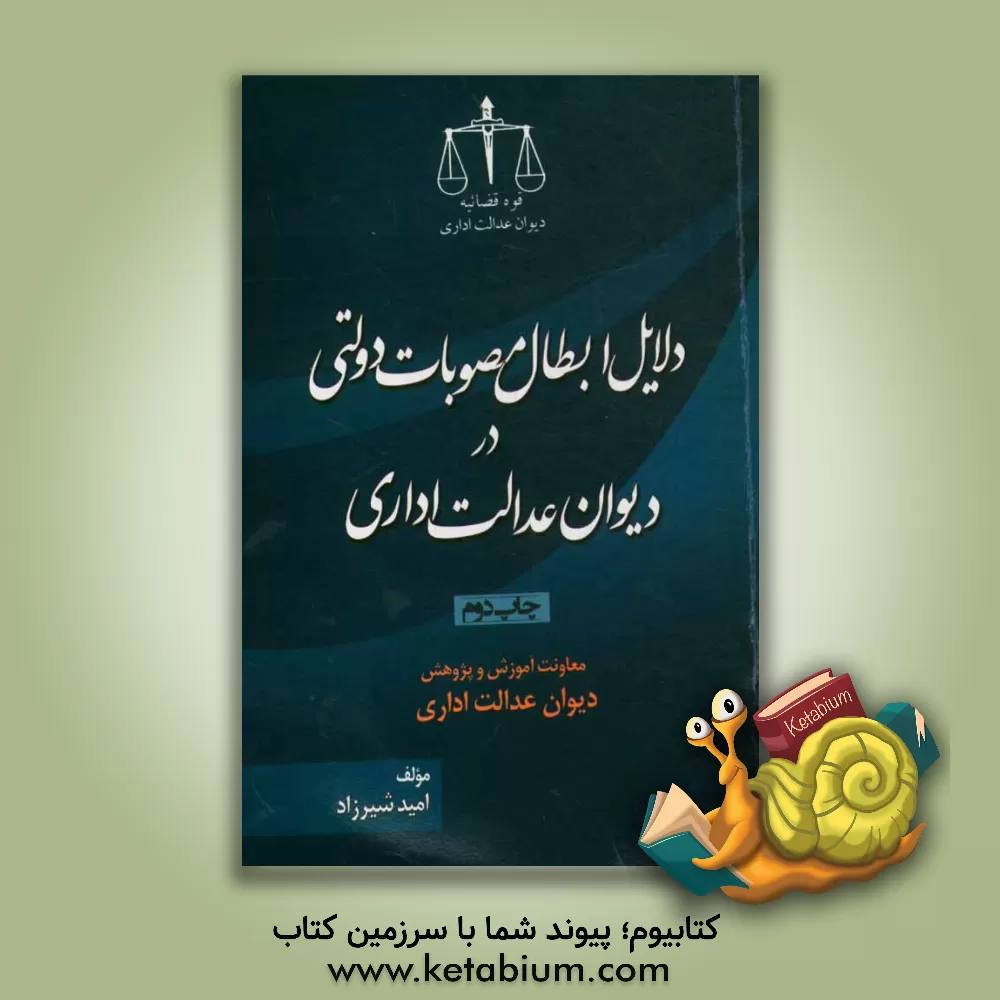 کتاب دلایل ابطال مصوبات دولتی در دیوان عدالت اداری اثر امید شیرزاد