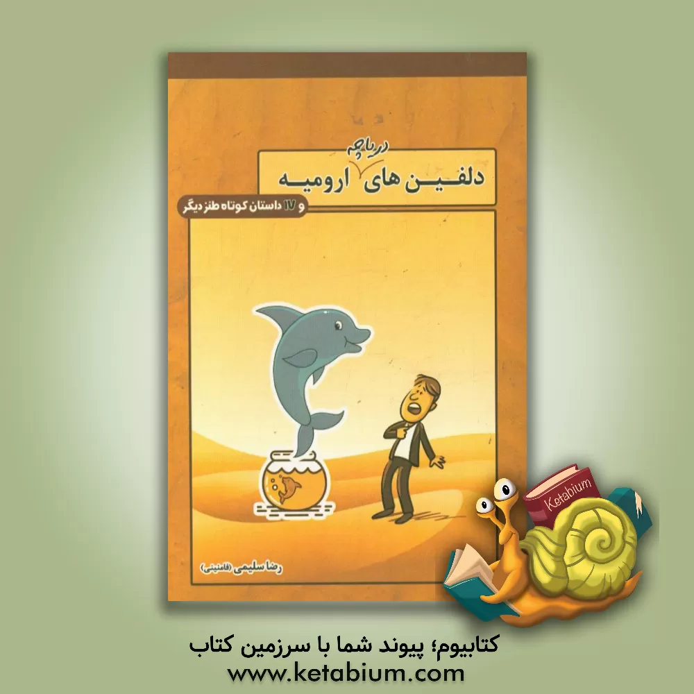 کتاب دلفین های دریاچه ارومیه و 17 داستان کوتاه طنز دیگر اثر رضا سلیمی‌همدانی