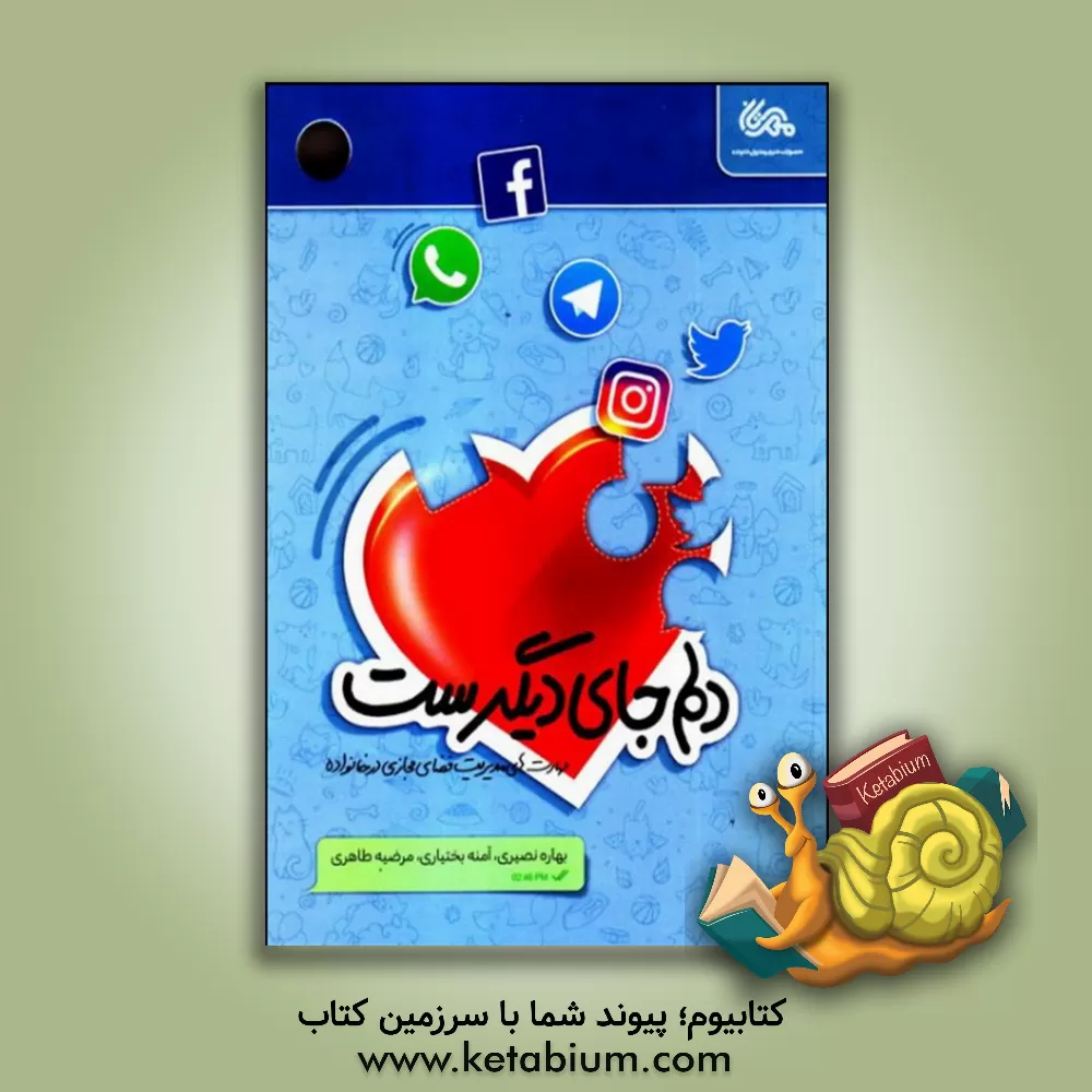 کتاب دلم جای دیگرست: مهارت های مدیریت فضای مجازی در خانواده اثر مرضیه طاهری