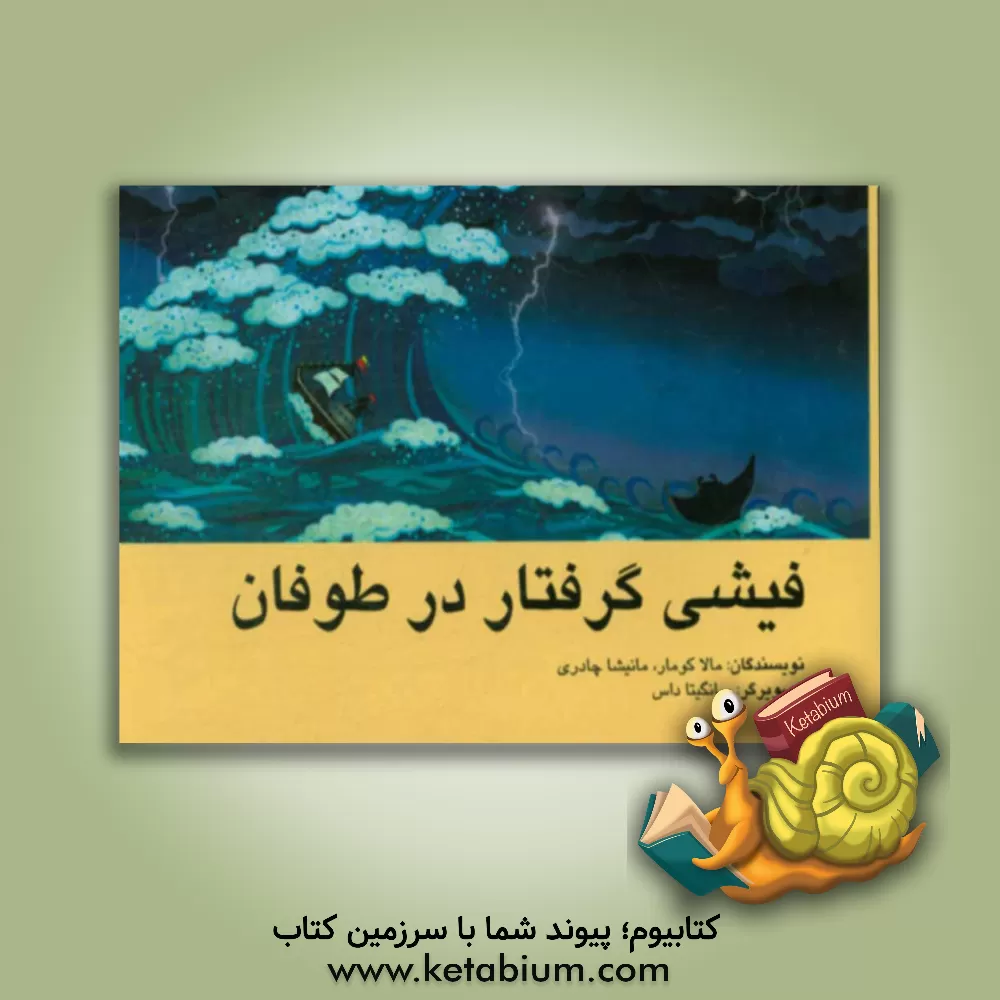 کتاب فیشی گرفتار در طوفان اثر مالا کومار