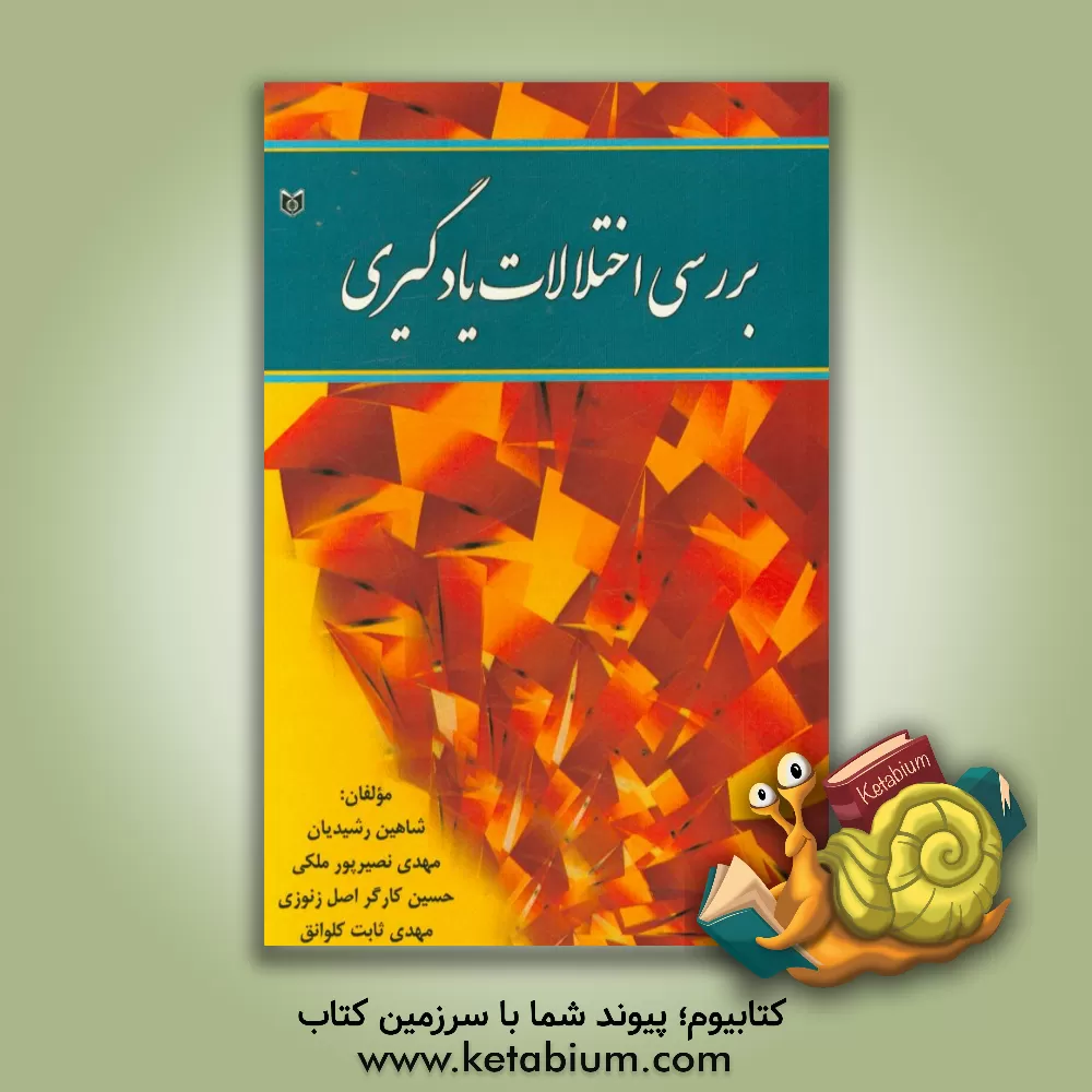 کتاب بررسی اختلالات یادگیری اثر شاهین رشیدیان