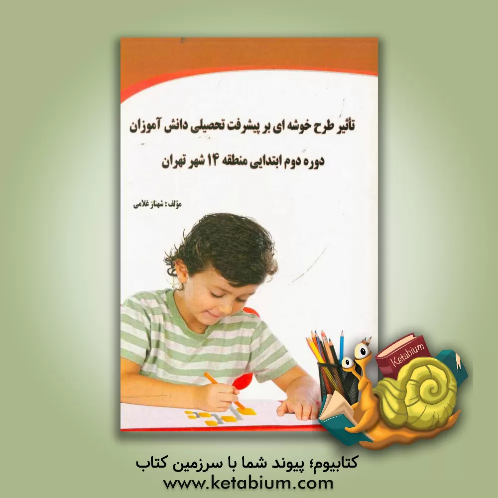 کتاب تاثیر طرح خوشه ای بر پیشرفت تحصیلی دانش آموزان دوره دوم ابتدایی منطقه 14 شهر تهران اثر شهناز غلامی