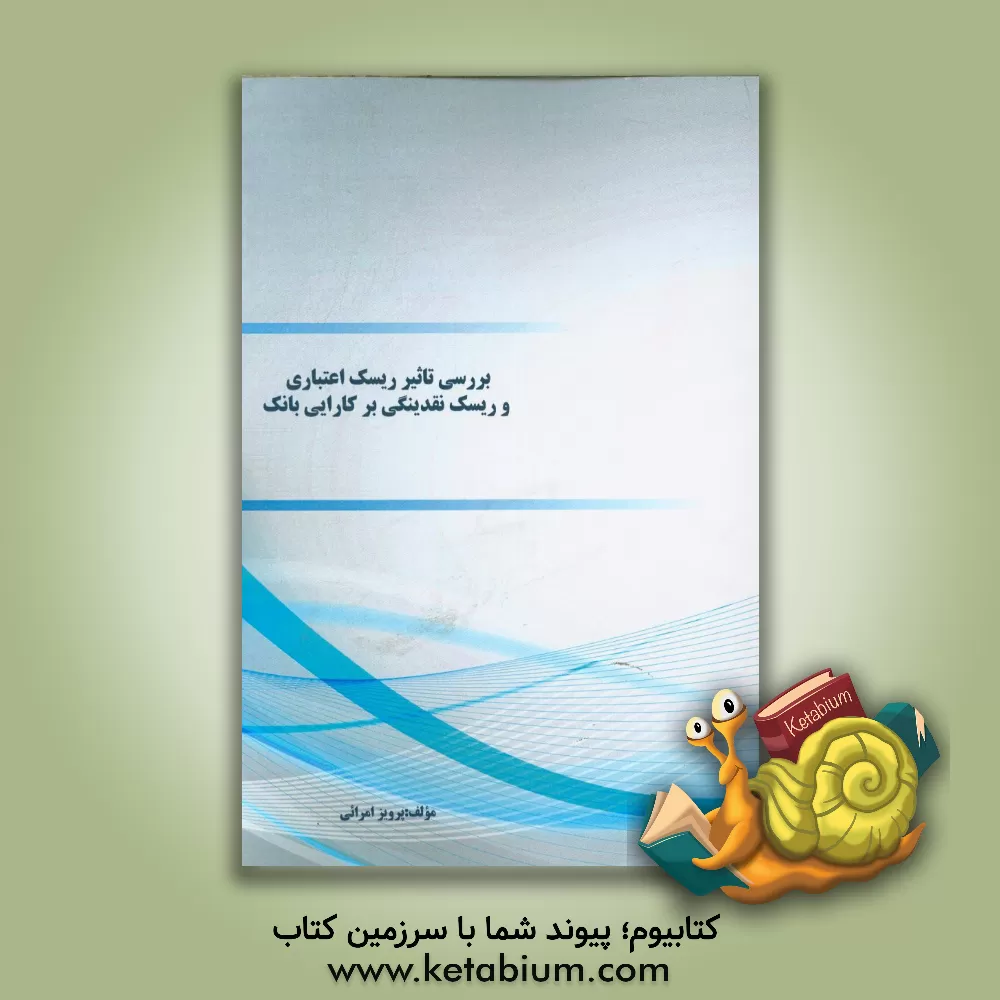 کتاب بررسی تاثیر ریسک اعتباری و ریسک نقدینگی بر کارایی بانک اثر پرویز امرائی