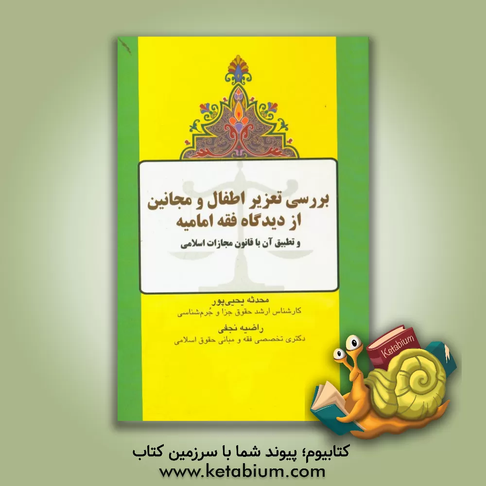 کتاب بررسی تعزیر اطفال و مجانین از دیدگاه فقه امامیه و تطبیق آن با قانون مجازات اسلامی اثر راضیه نجفی