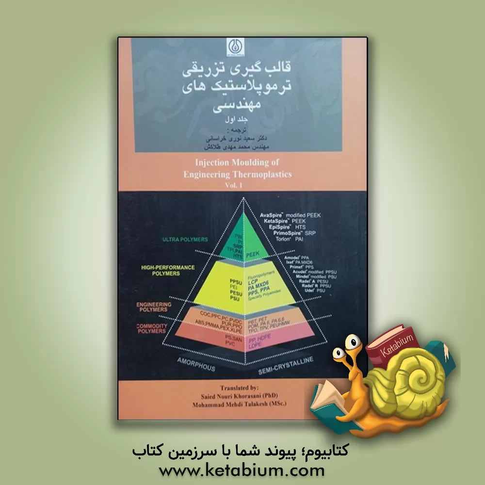 کتاب قالب گیری تزریقی: ترموپلاستیک های مهندسی اثر آلن ویلن