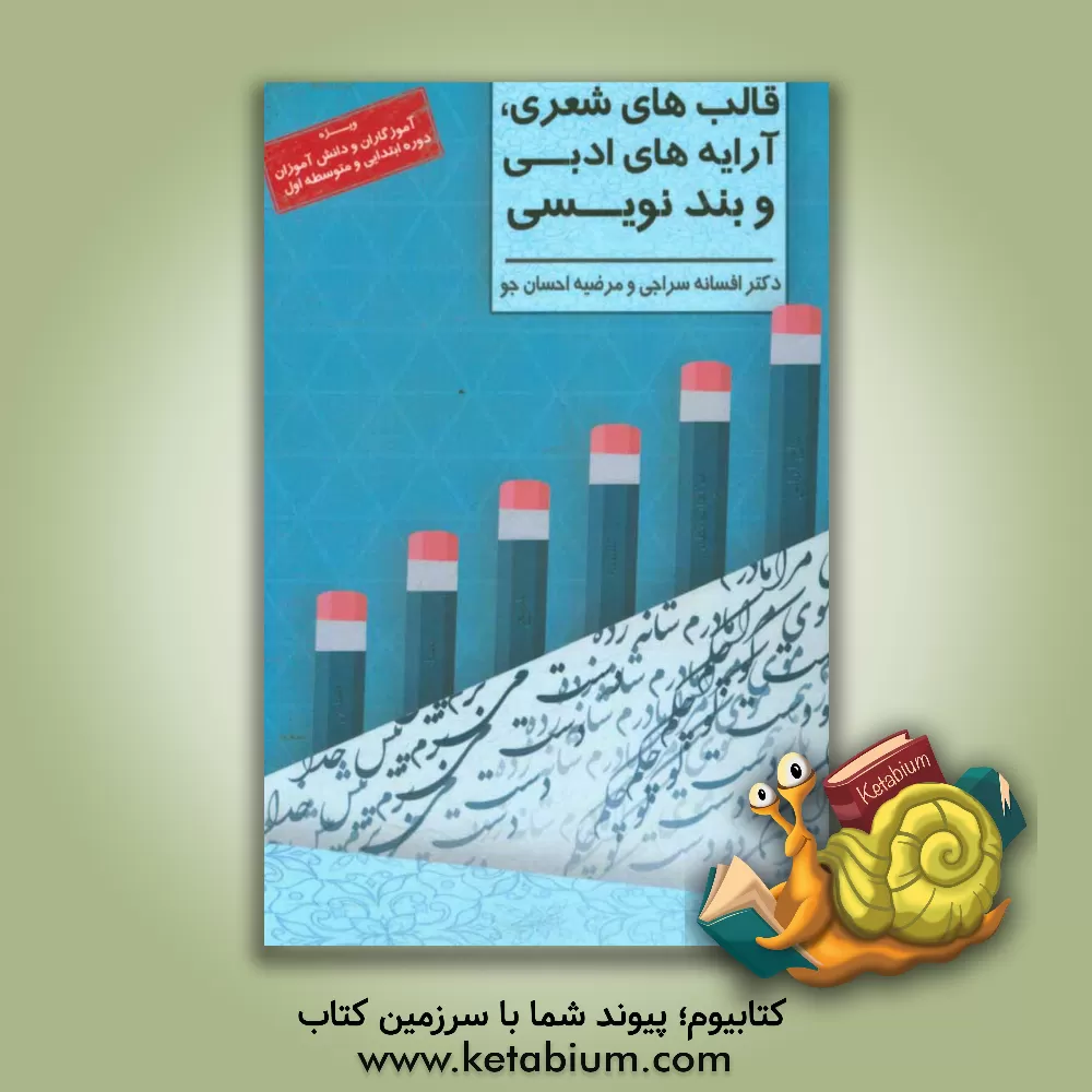 کتاب قالب های شعری، آرایه های ادبی و بندنویسی اثر افسانه سراجی