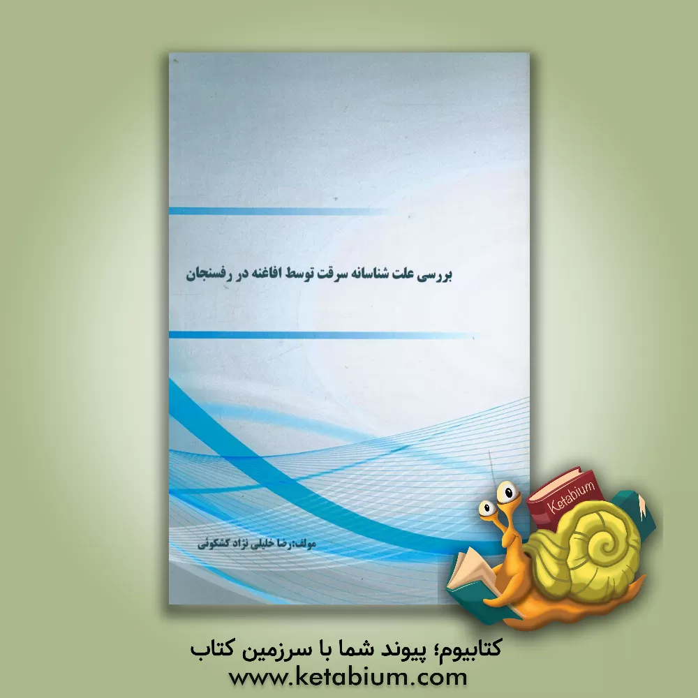 کتاب بررسی علت شناسانه سرقت توسط افاغنه در رفسنجان اثر رضا خلیلی‌نژاد‌کشکوئی