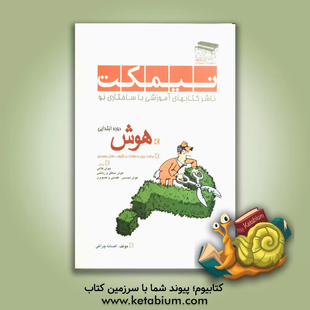 کتاب هوش ابتدایی (سوالات هوش ویژه دوران ابتدایی) اثر افسانه چراغی