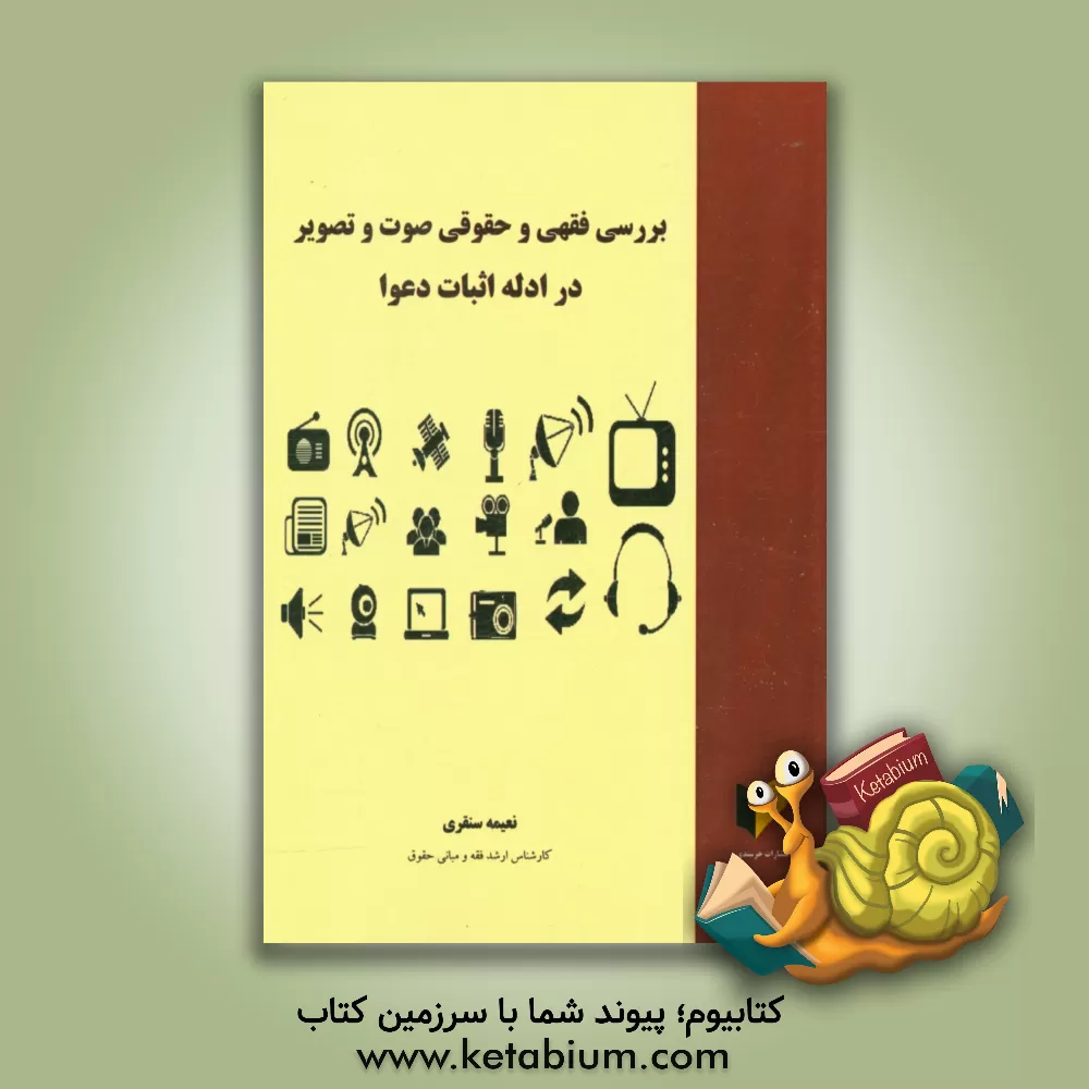 کتاب بررسی فقهی و حقوقی صوت و تصویر در ادله اثبات دعوا اثر نعیمه سنقری