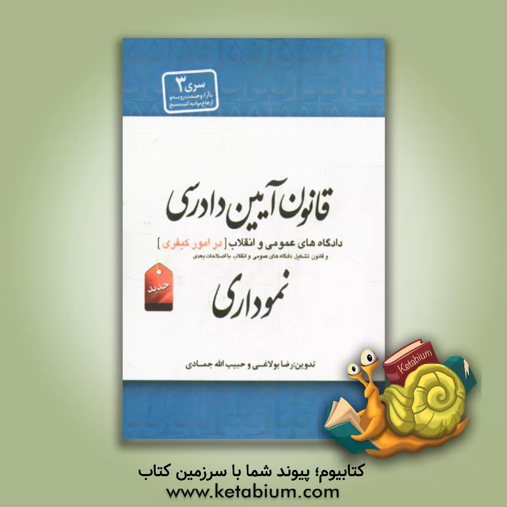 کتاب قانون آیین دادرسی دادگاههای عمومی و انقلاب (در امورکیفری) قانون تشکیل دادگاه های عمومی و انقلاب ... اثر رضا بولاغی