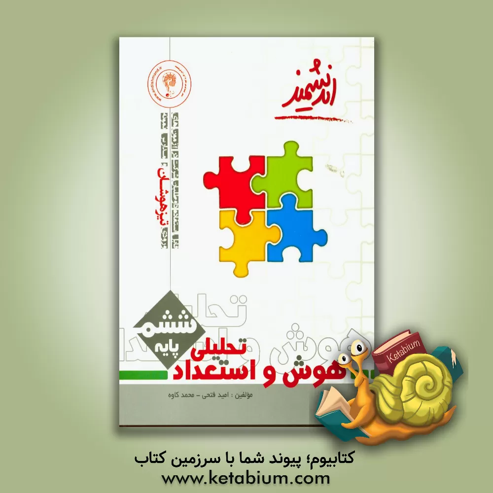 کتاب هوش و استعداد تحلیلی ششم تیزهوشان اندیشمند: قابل استفاده داوطلبان پایه ششم ورود به مراکز استعدادهای درخشان اثر امید فتحی