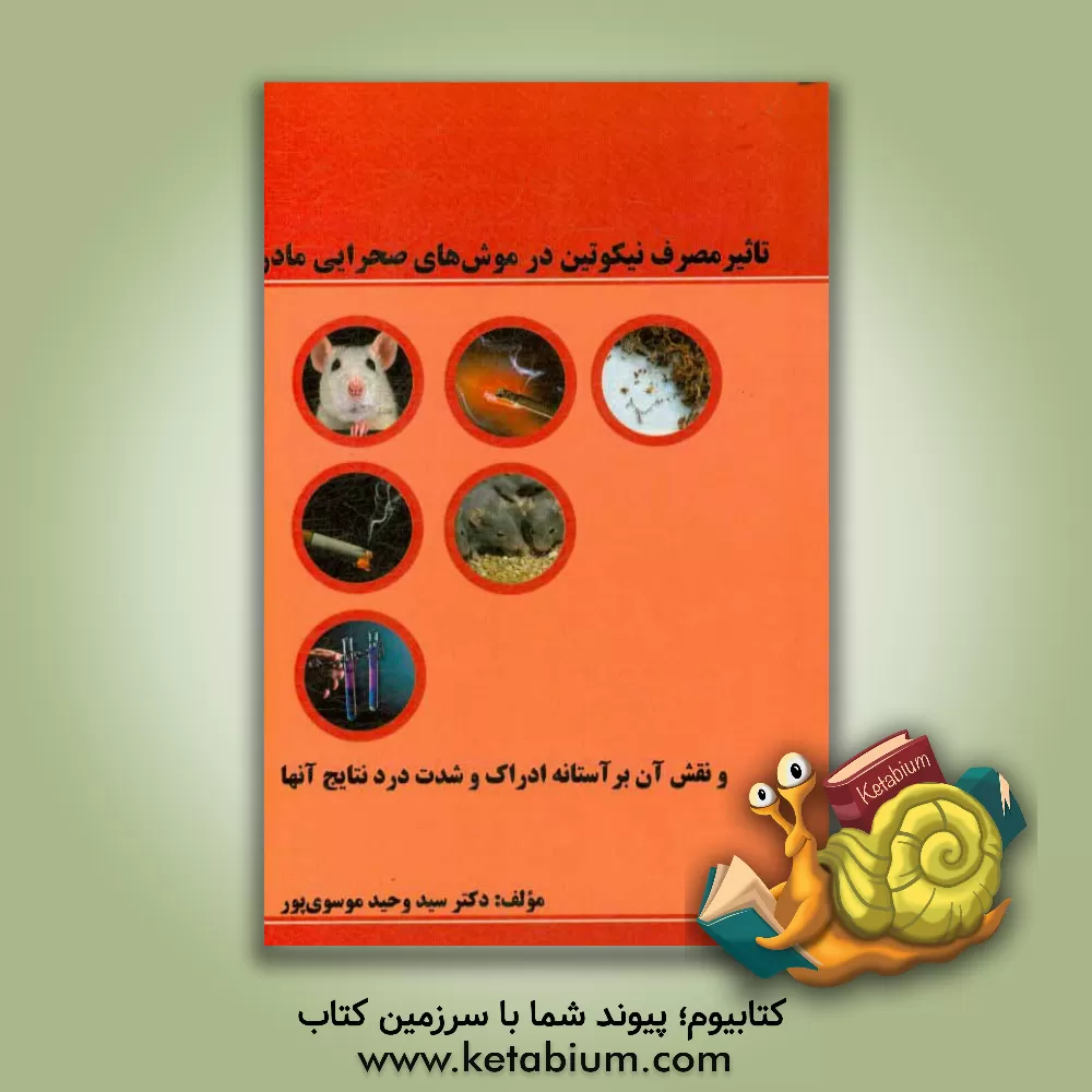 کتاب تاثیر مصرف نیکوتین در موش های صحرایی مادر: و نقش آن بر آستانه ادراک و شدت درد نتایج آنها اثر سیدوحید موسوی‌پور