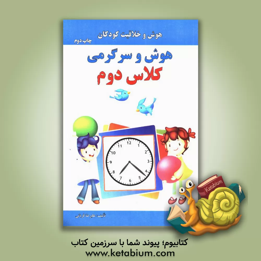 کتاب هوش و سرگرمی: کلاس دوم: هوش و خلاقیت کودکان اثر علیرضا قربانی