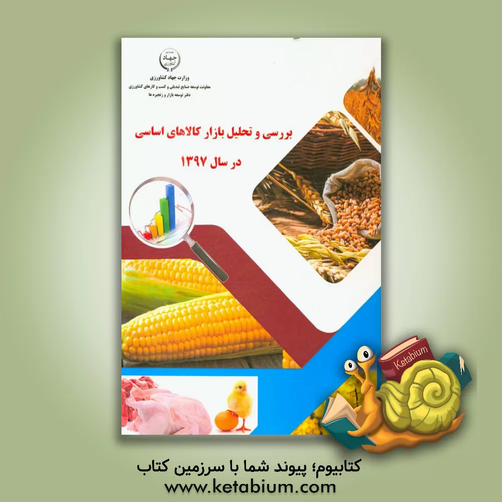 کتاب بررسی و تحلیل بازار کالاهای اساسی در سال 1397 اثر ابراهیم جاودان