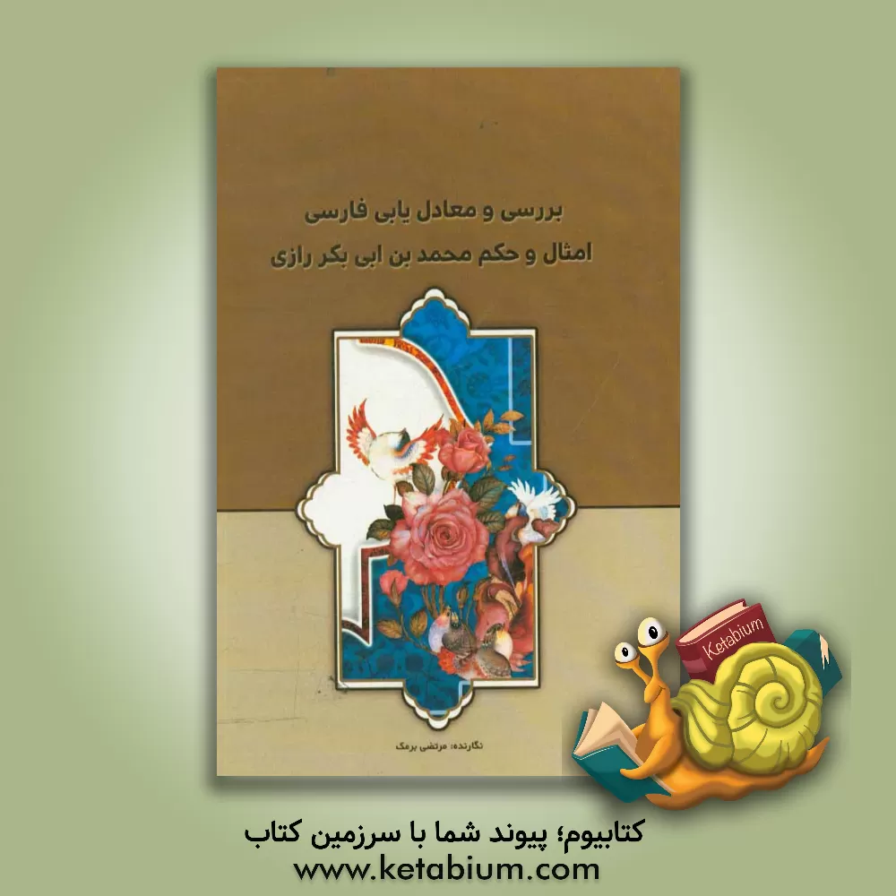 کتاب بررسی و معادل یابی فارسی امثال و حکم محمدبن ابی بکر رازی |اثر مرتضی برمک