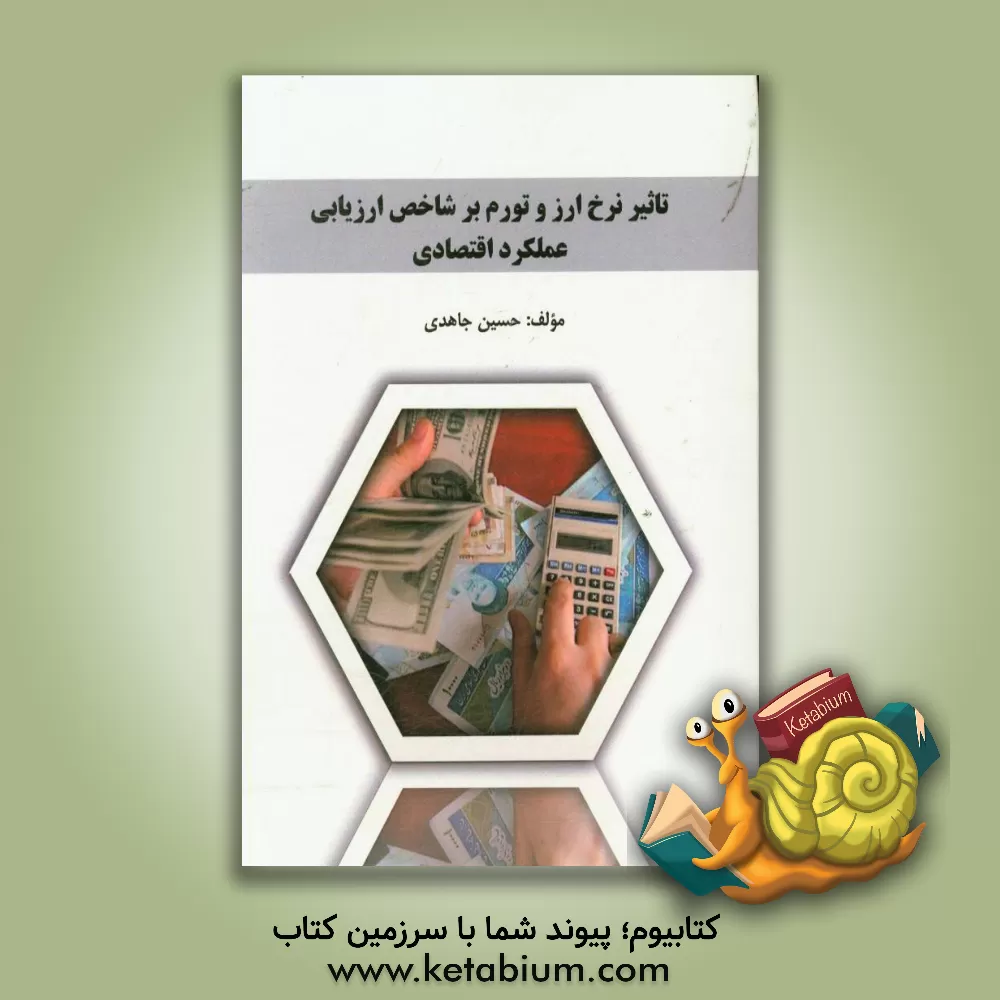 کتاب تاثیر نرخ ارز و تورم بر شاخص ارزیابی عملکرد اقتصادی اثر حسین جاهدی