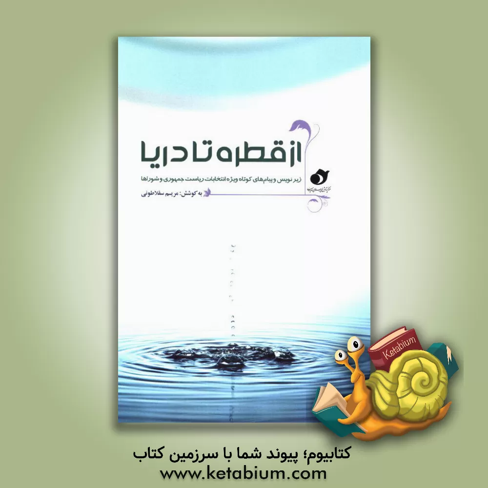 کتاب از قطره تا دریا (زیرنویس ها و پیام های کوتاه ویژه انتخابات ریاست جمهوری و شوراهای شهر و روستا) اثر علی کاملی