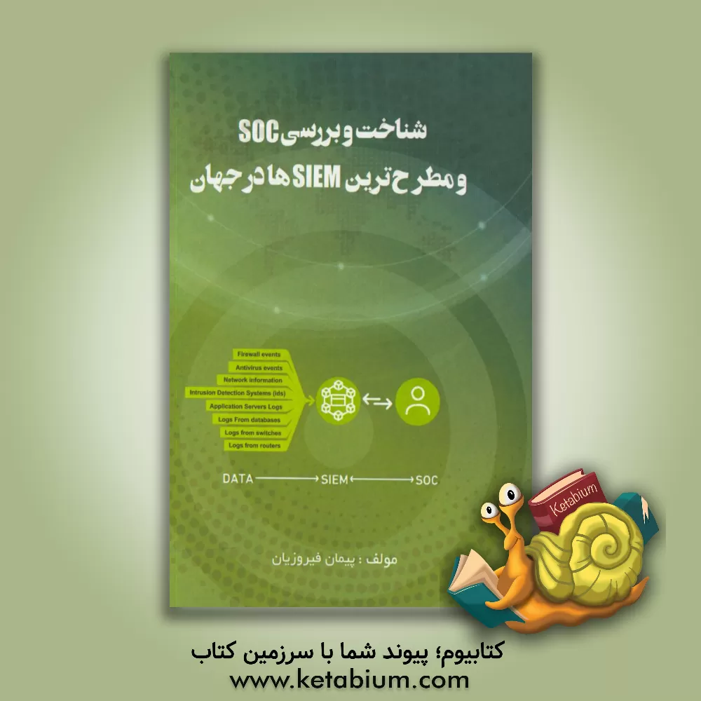 کتاب شناخت و بررسی SOC و مطرح ترین SIEMها در جهان اثر پیمان فیروزیان