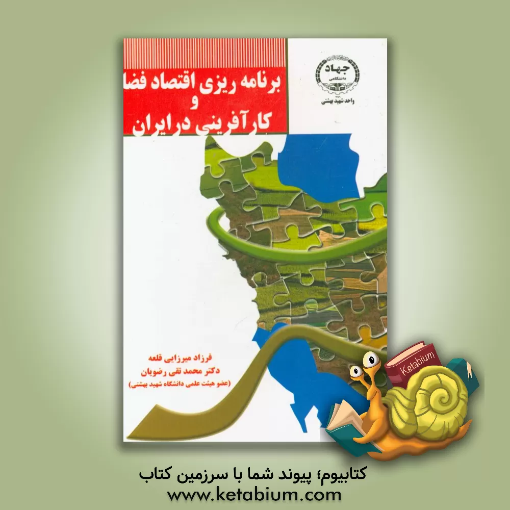 کتاب برنامه ریزی اقتصاد فضا و کارآفرینی در ایران اثر محمدتقی رضویان